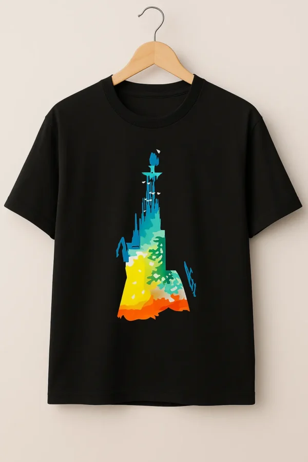 Vivid Skyline Tee - Zykoq Skyline Drop