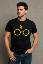 Zykoq Wizard Glasses T-shirt – Black - Image 4