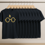 Zykoq Wizard Glasses T-shirt – Black - Image 3