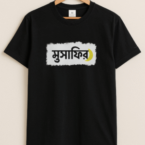 "Musafir" Premium Black T-Shirt
