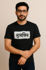 "Musafir" Premium Black T-Shirt - Image 2