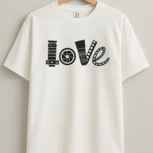 Lens of Love – Photography Theme Oversized Tee - Zykoq