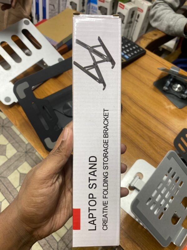 IMG-20251220-WA0011 Zykoq Adjustable Folding Laptop Stand - Image 1