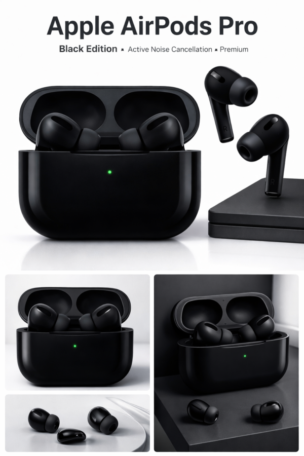 Apple AirPods Pro (ANC) – Black Edition Wireless Earbuds - Image 2