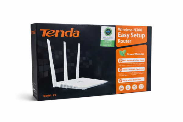 Tenda F3 300Mbps Wireless WiFi Router - Image 1